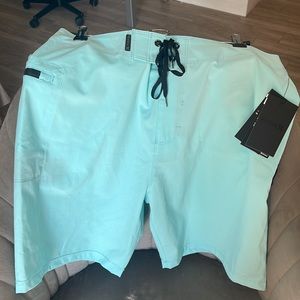 Hurley Phantom - aqua teal board shorts. New w/tags. Size 31